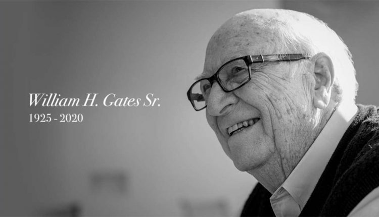 William H Gates Sr, Father Of Bill Gates Microsoft Co-founder Passes ...